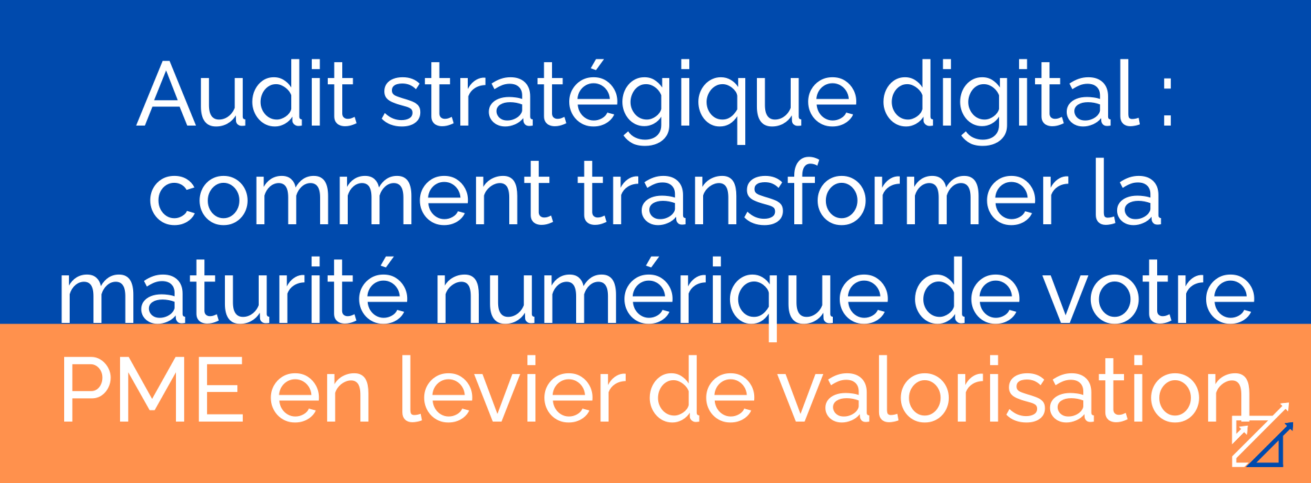 Audit stratégique digital : comment transformer la maturité numérique de votre PME en levier de valorisation