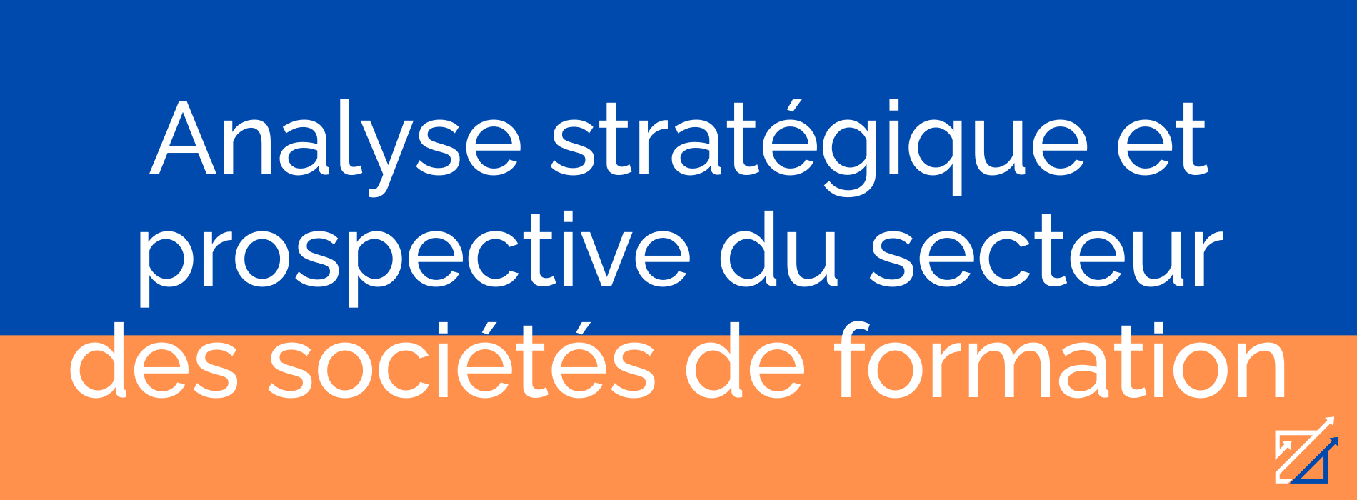 Analyse stratégique et prospective du secteur des sociétés de formation
