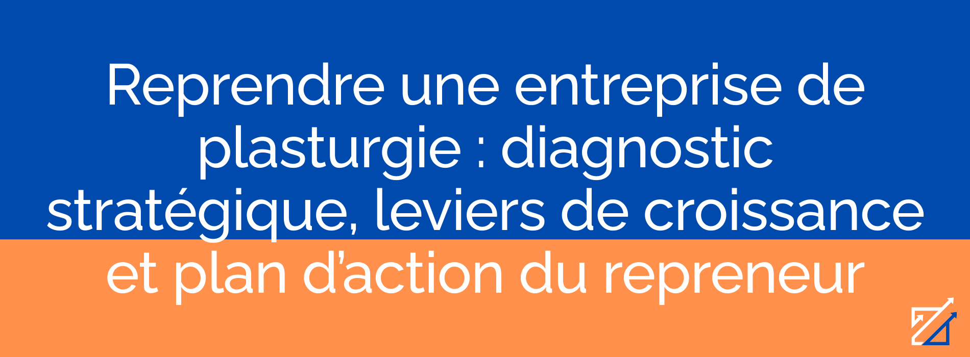 Reprendre une entreprise de plasturgie : diagnostic stratégique, leviers de croissance et plan d’action du repreneur