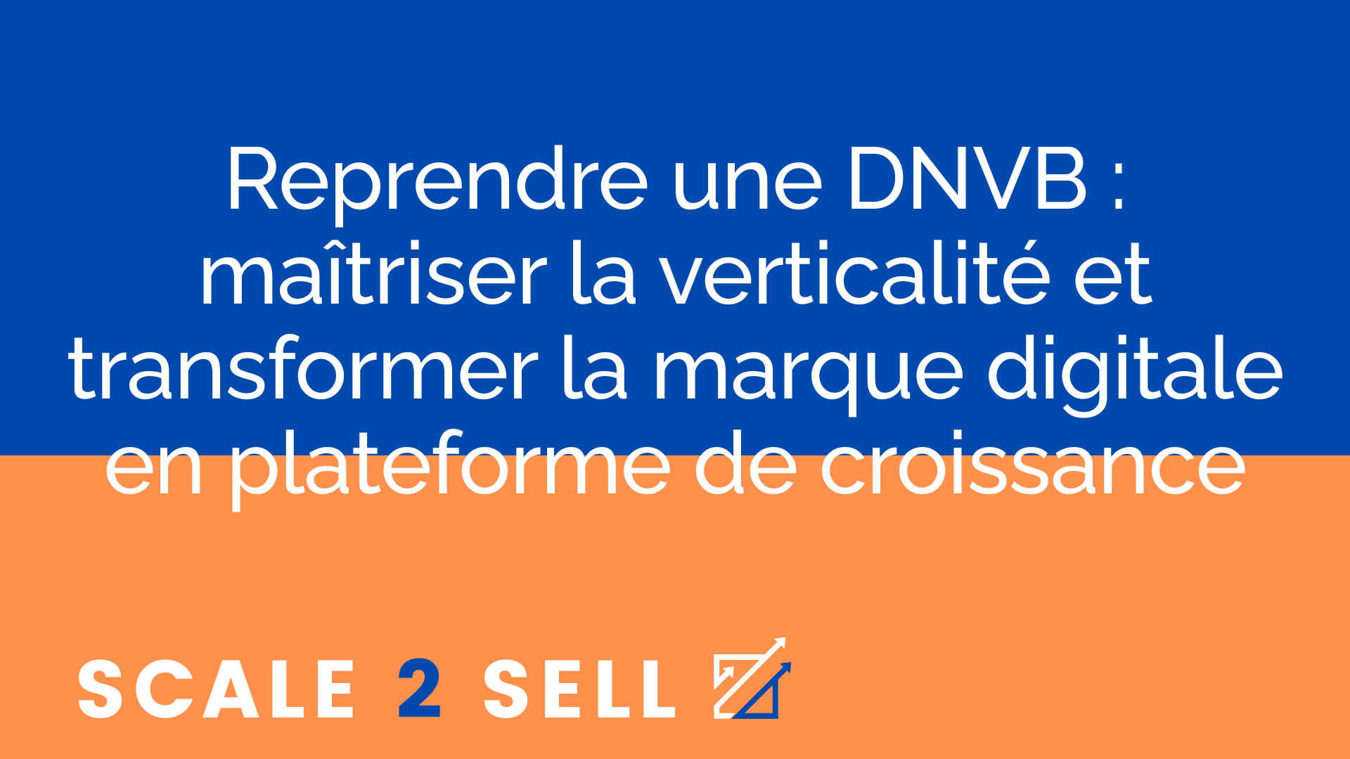 Reprendre une DNVB : maîtriser la verticalité et transformer la marque digitale en plateforme de croissance