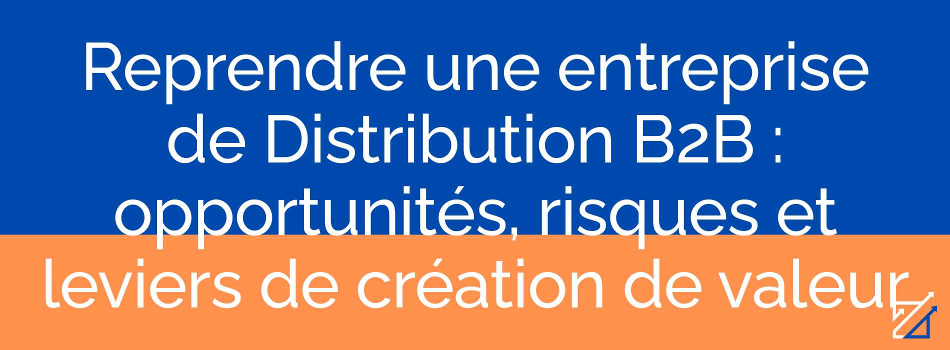 Reprendre une entreprise de Distribution B2B : opportunités, risques et leviers de création de valeur