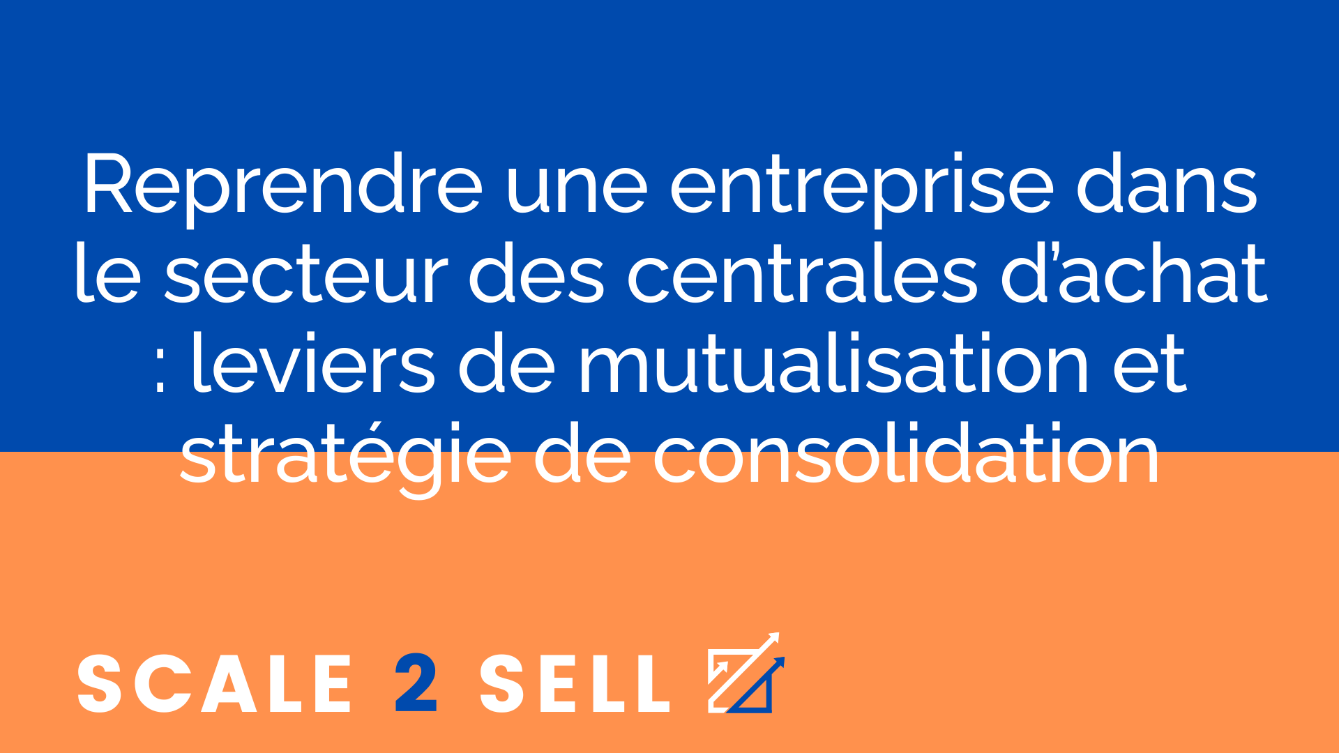 Reprendre une entreprise dans le secteur des centrales d’achat : leviers de mutualisation et stratégie de consolidation