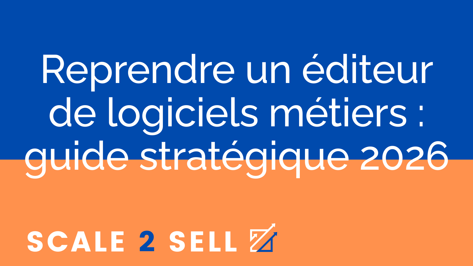 Reprendre un éditeur de logiciels métiers : guide stratégique 2026