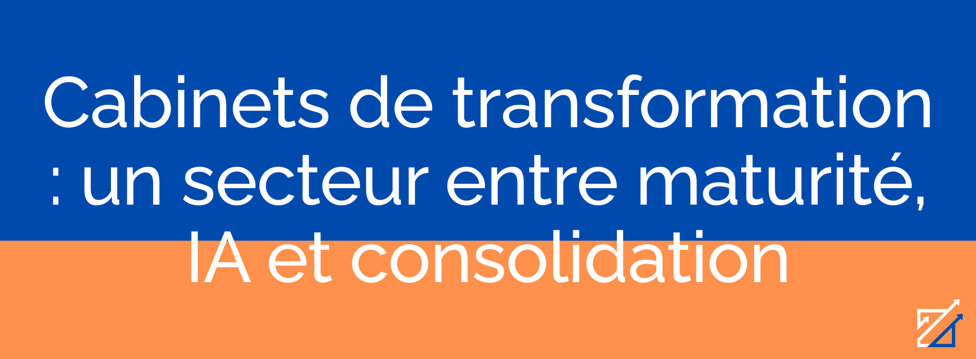 Cabinets de transformation : un secteur entre maturité, IA et consolidation