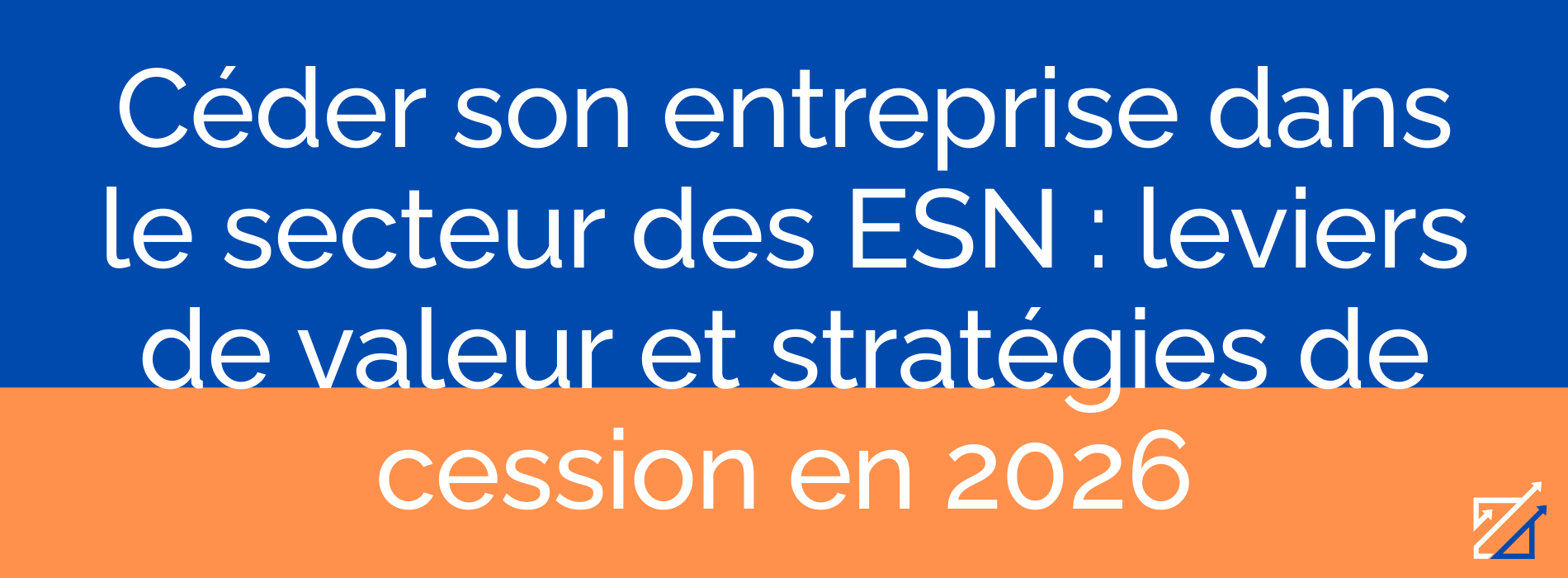 Céder son entreprise dans le secteur des ESN : leviers de valeur et stratégies de cession en 2026