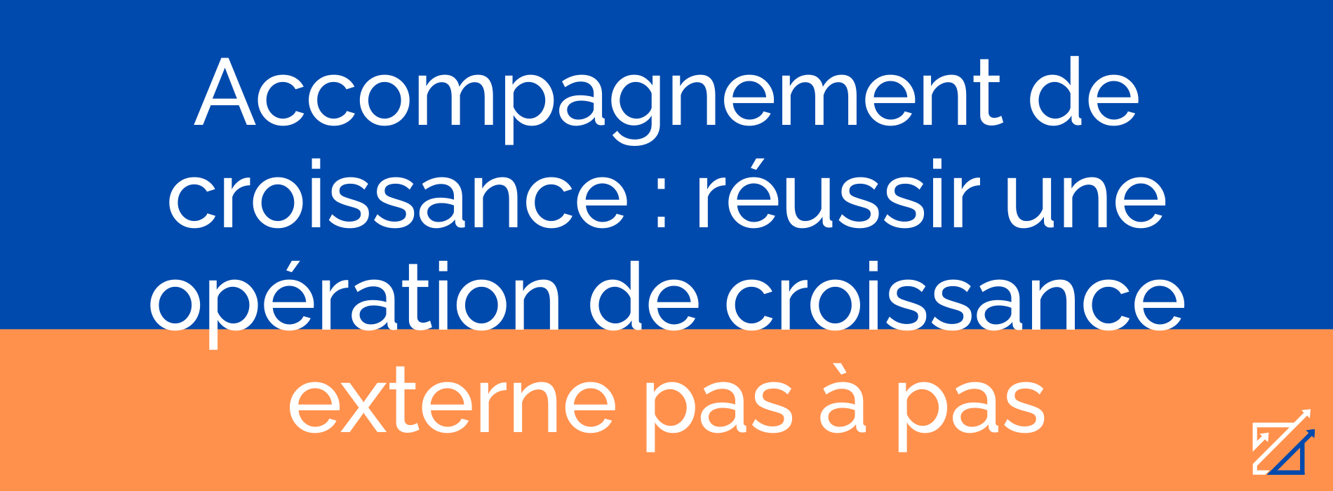 Accompagnement de croissance : réussir une opération de croissance externe pas à pas
