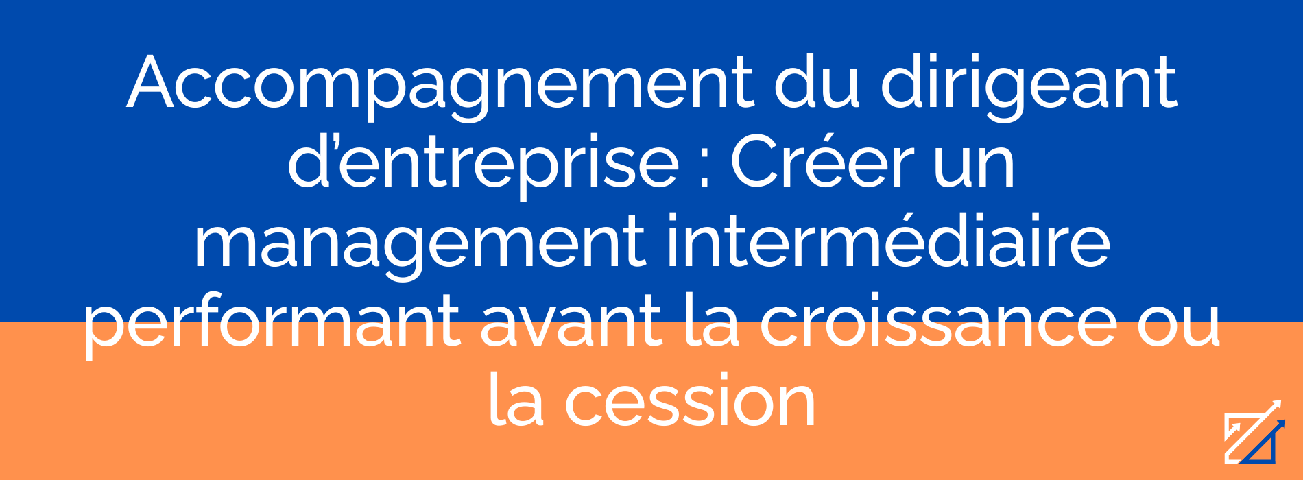 Accompagnement du dirigeant d’entreprise : Créer un management intermédiaire performant avant la croissance ou la cession