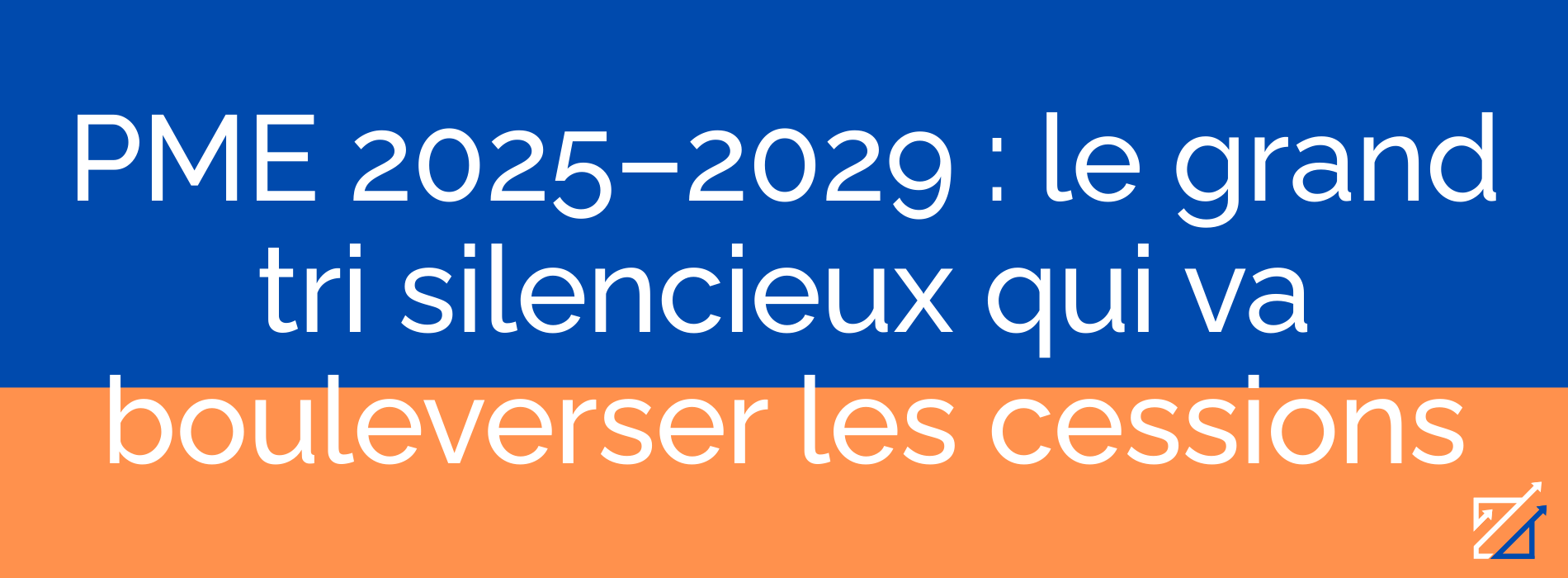 PME 2025–2029 : le grand tri silencieux qui va bouleverser les cessions