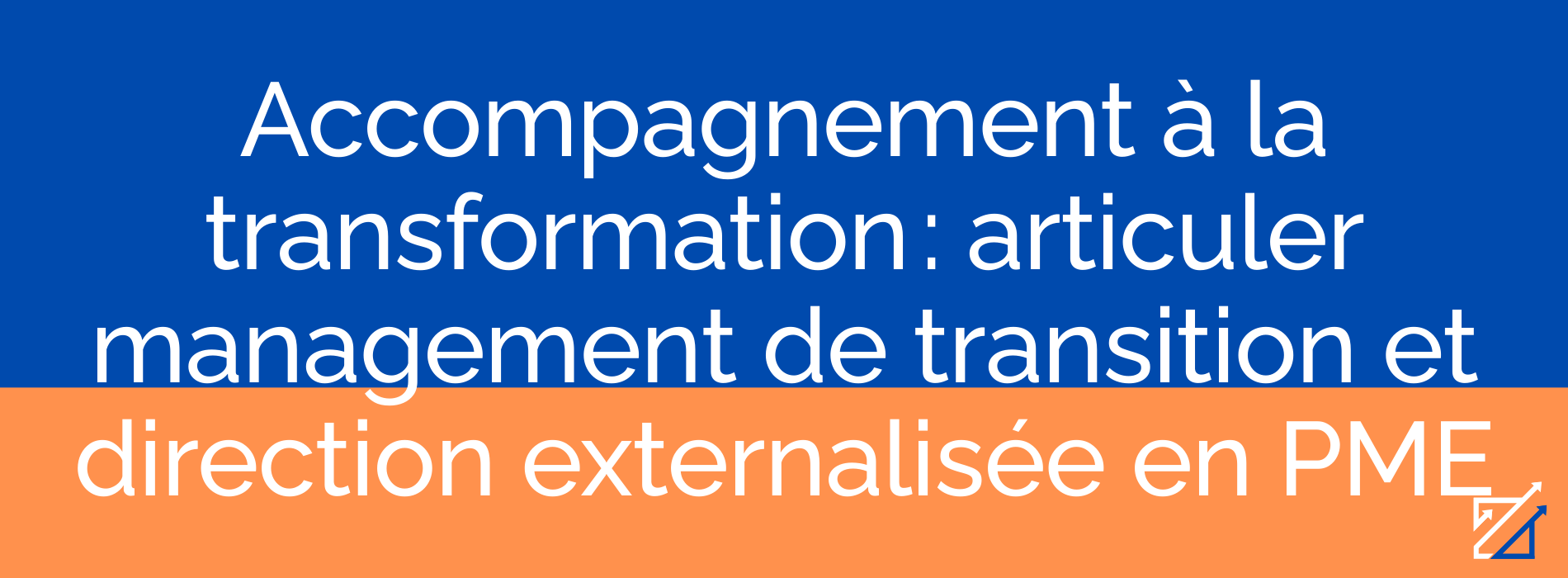 Accompagnement à la transformation : articuler management de transition et direction externalisée en PME