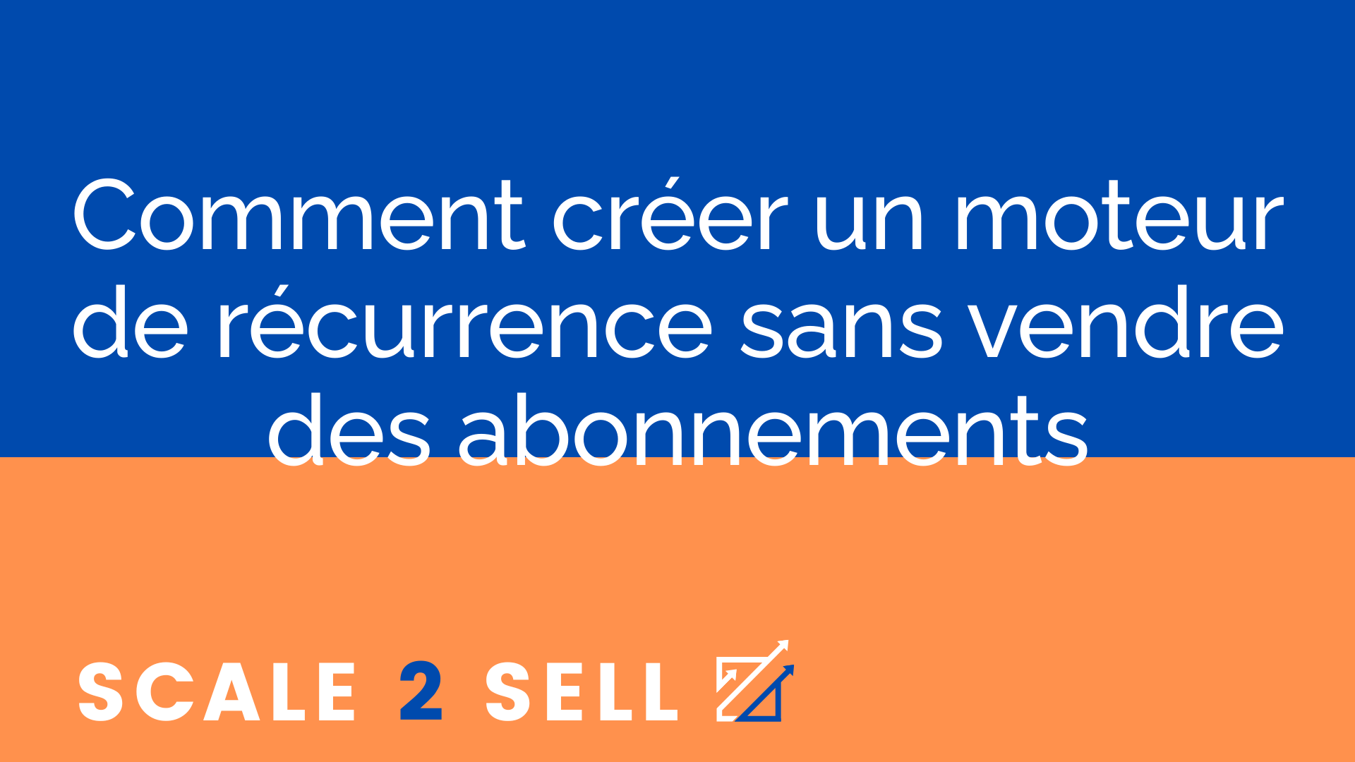 Comment créer un moteur de récurrence sans vendre des abonnements