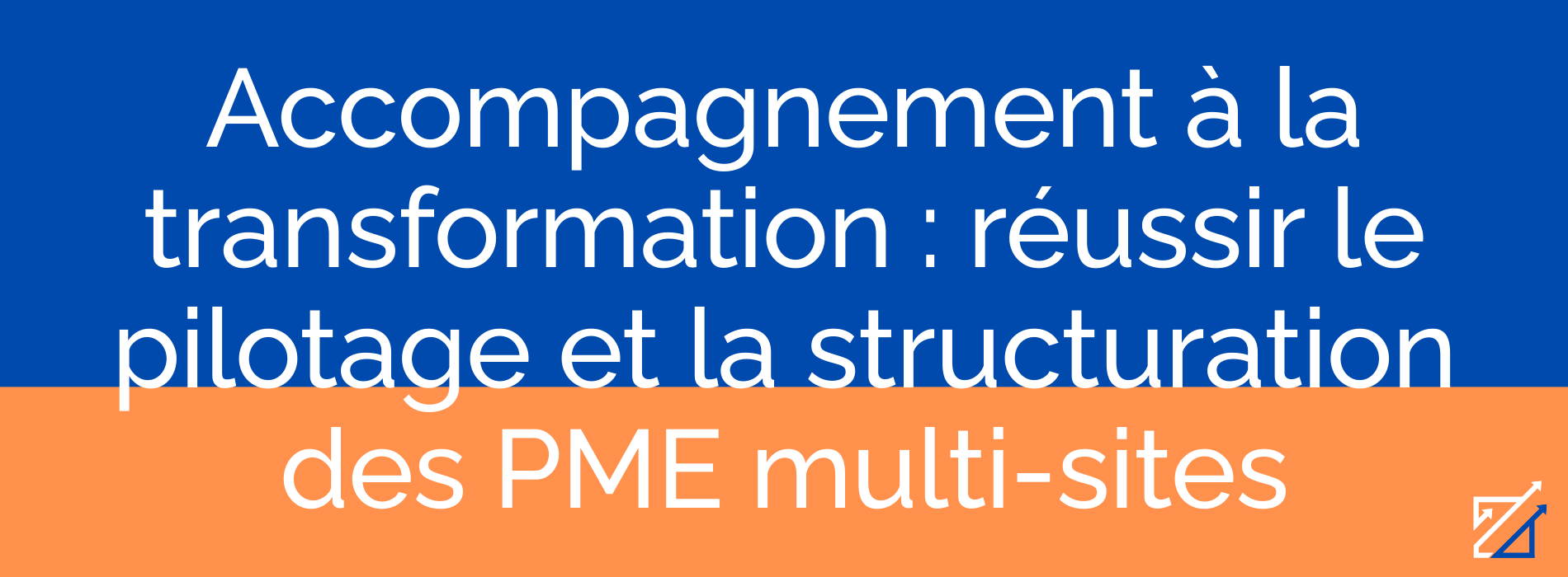 Accompagnement à la transformation : réussir le pilotage et la structuration des PME multi-sites