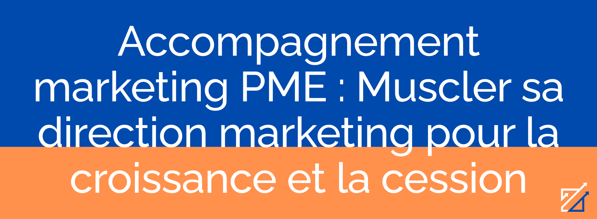 Accompagnement marketing PME : Muscler sa direction marketing pour la croissance et la cession