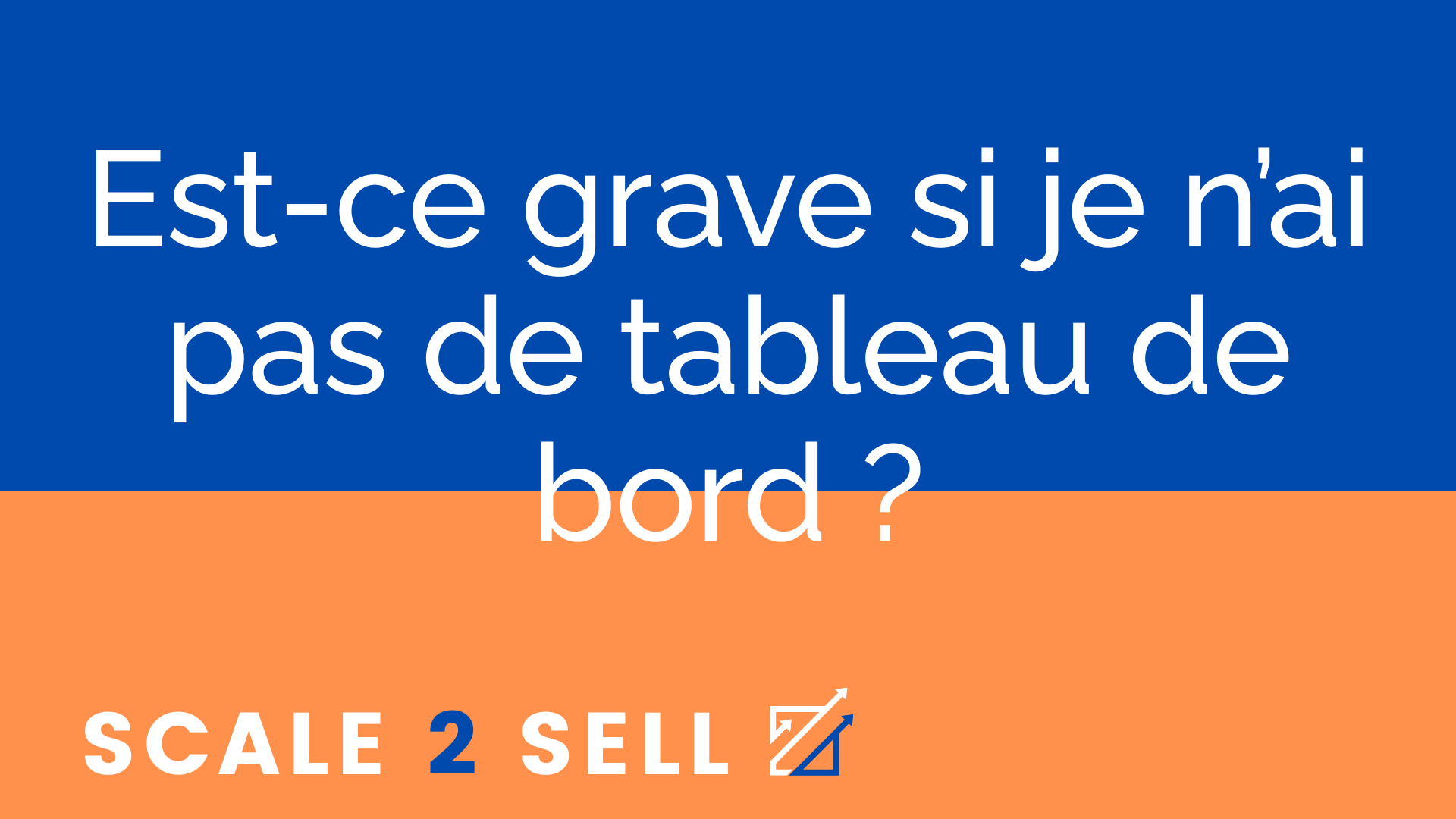 Est-ce grave si je n’ai pas de tableau de bord ?
