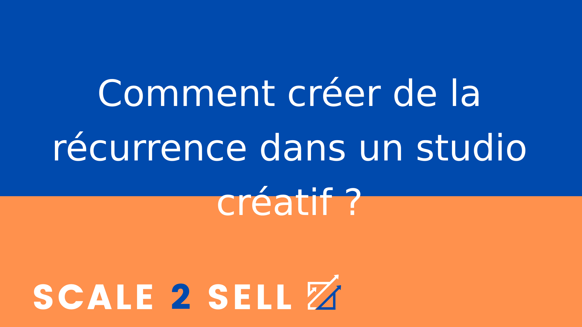 Comment créer de la récurrence dans un studio créatif ?