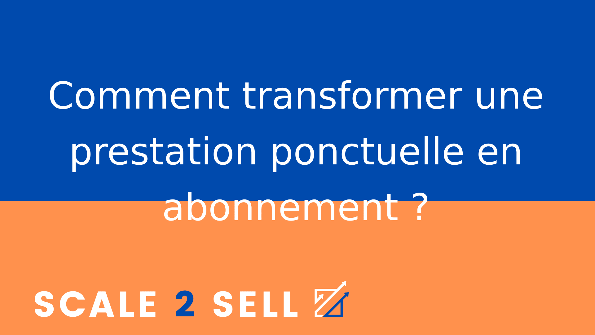Comment transformer une prestation ponctuelle en abonnement ?