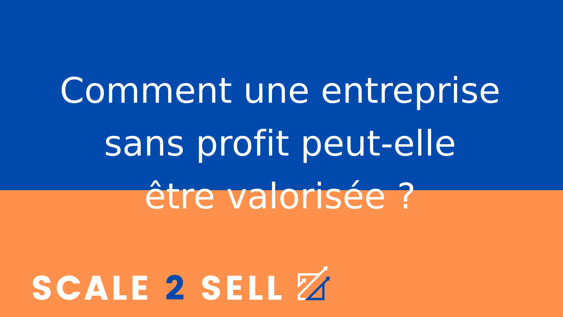 Comment une entreprise sans profit peut-elle être valorisée ?