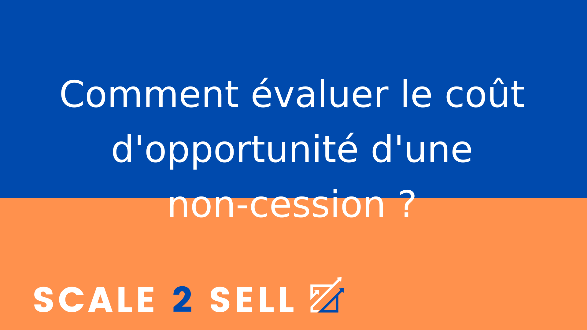 Comment évaluer le coût d'opportunité d'une non-cession ?
