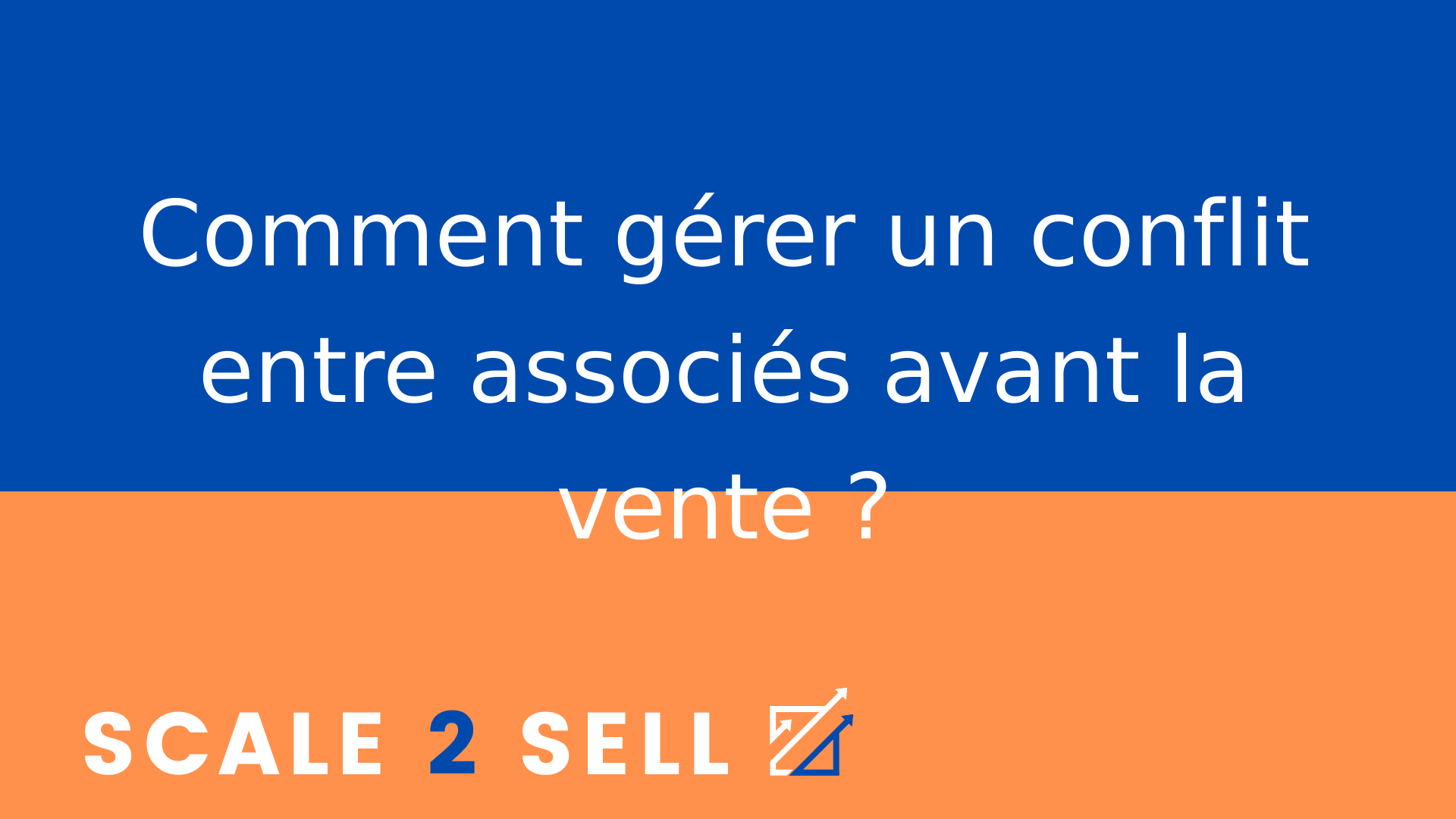 Comment gérer un conflit entre associés avant la vente ?