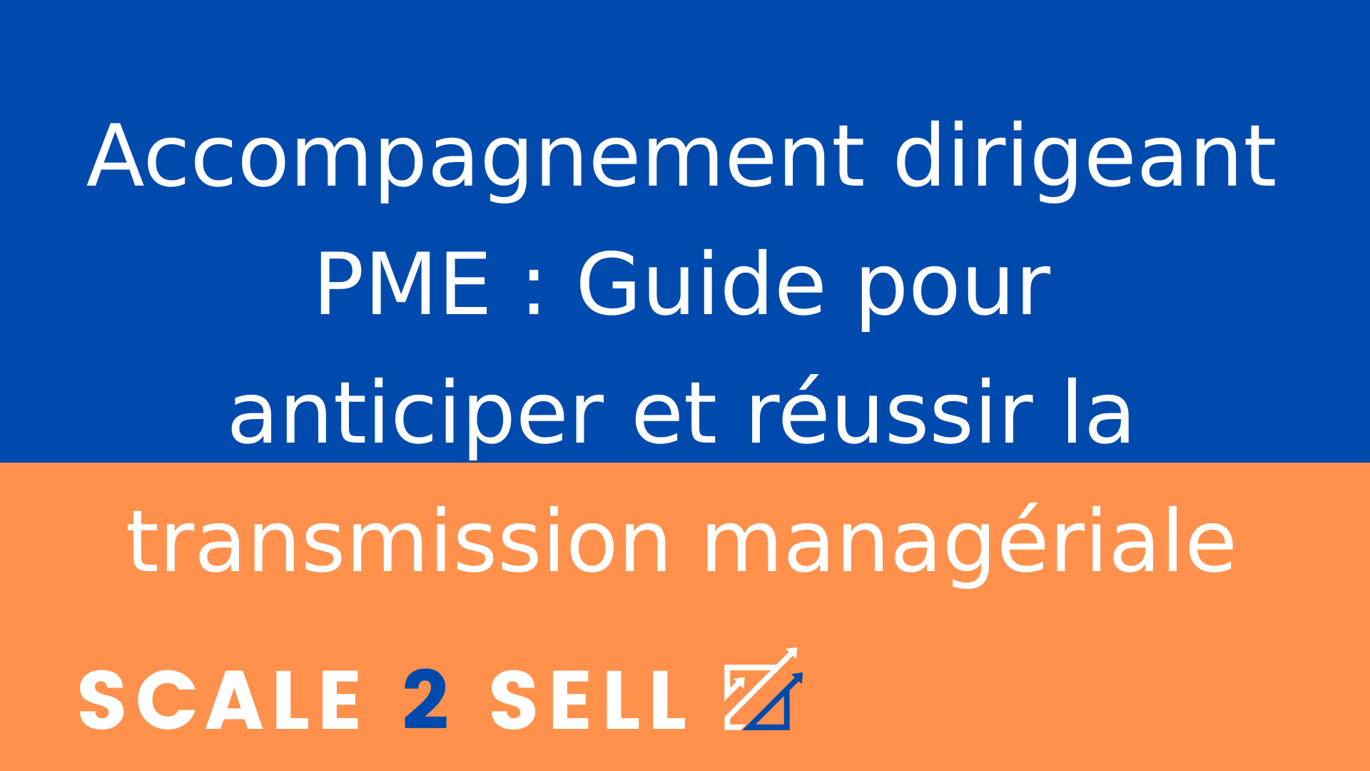 Accompagnement dirigeant PME : Guide pour anticiper et réussir la transmission managériale