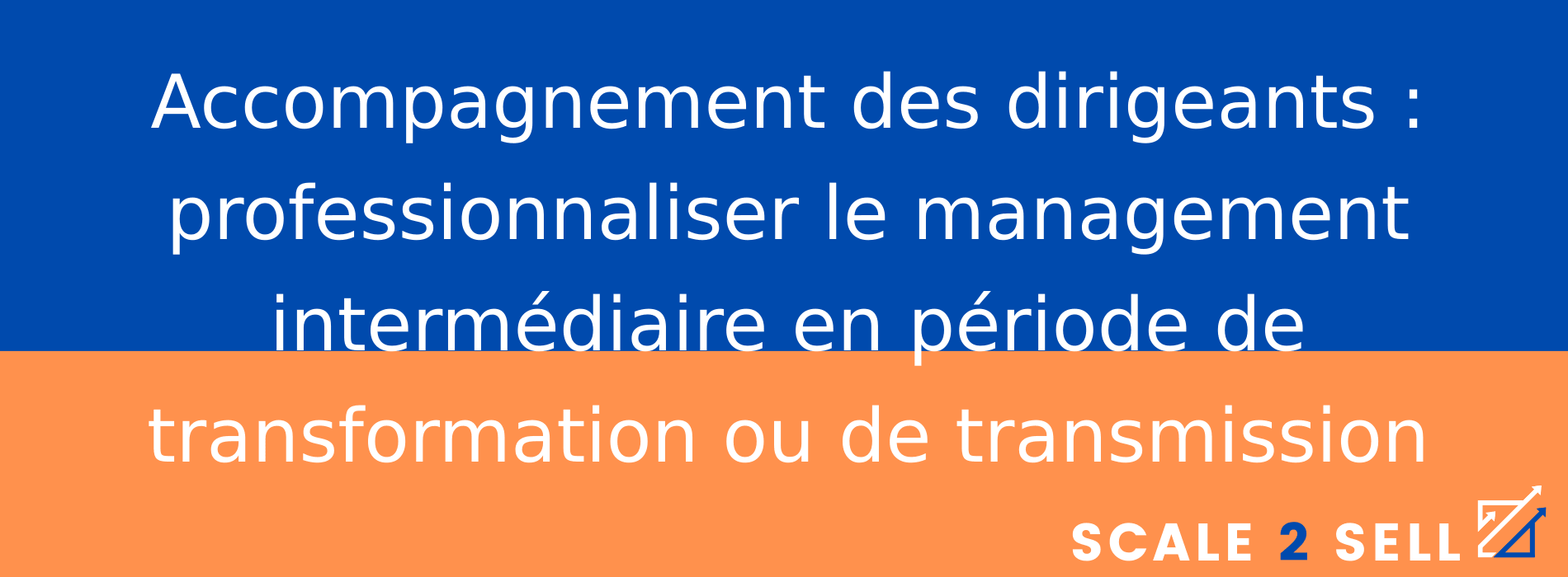 Accompagnement des dirigeants : professionnaliser le management intermédiaire en période de transformation ou de transmission