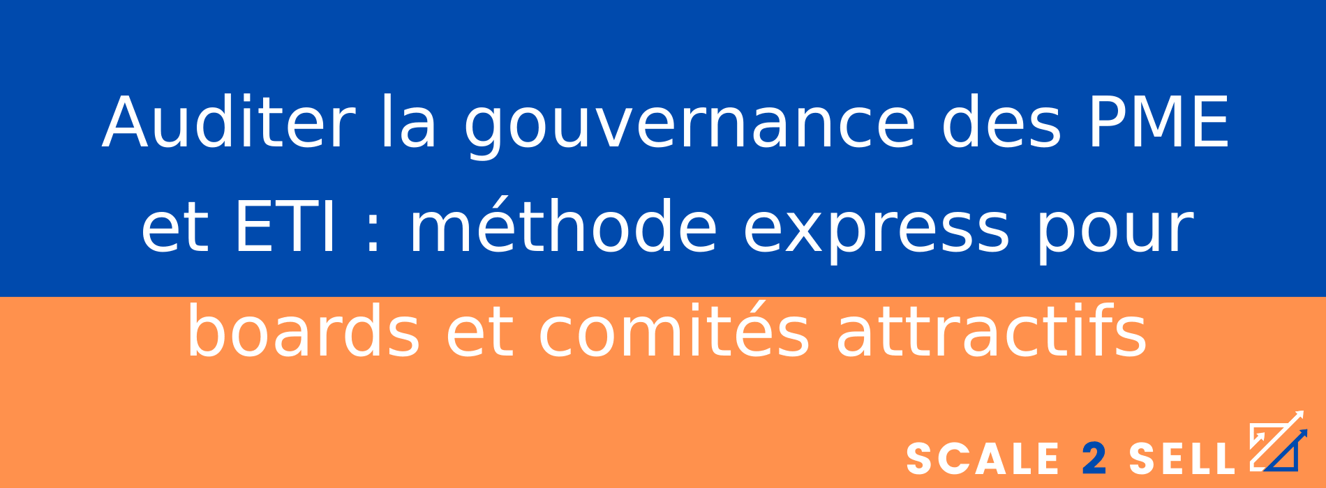 Auditer la gouvernance des PME et ETI : méthode express pour boards et comités attractifs
