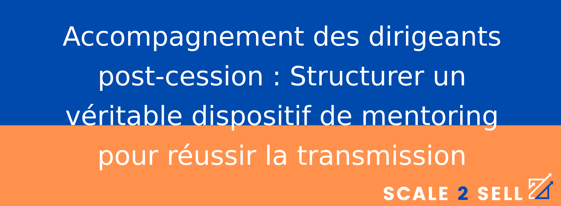 Accompagnement des dirigeants post-cession : Structurer un véritable dispositif de mentoring pour réussir la transmission