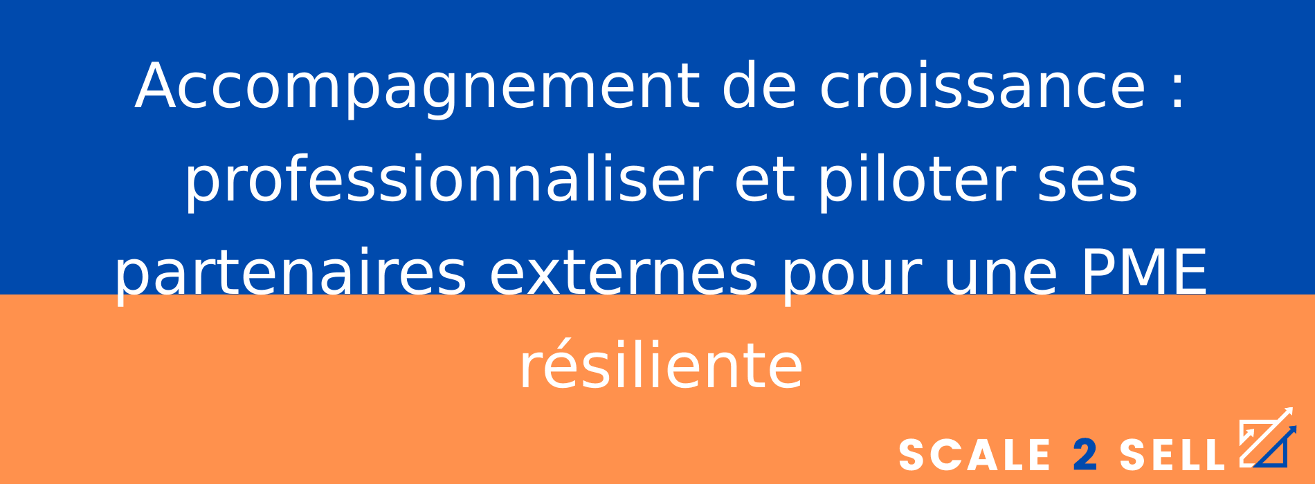 Accompagnement de croissance : professionnaliser et piloter ses partenaires externes pour une PME résiliente