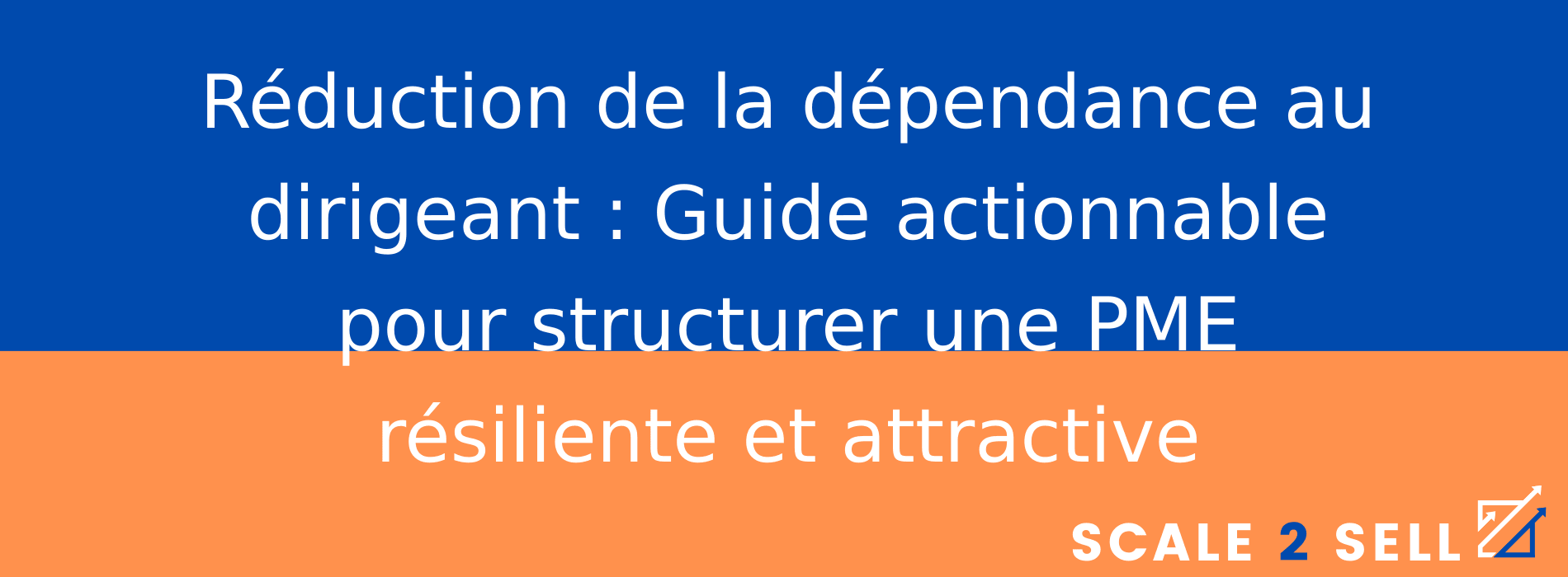 Réduction de la dépendance au dirigeant : Guide actionnable pour structurer une PME résiliente et attractive