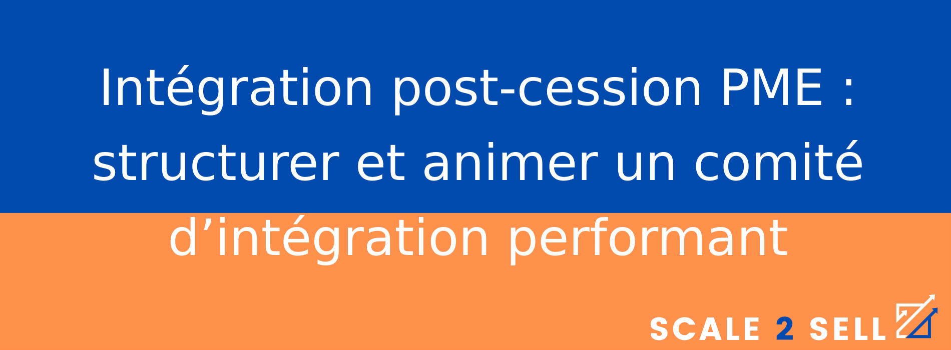 Intégration post-cession PME : structurer et animer un comité d’intégration performant