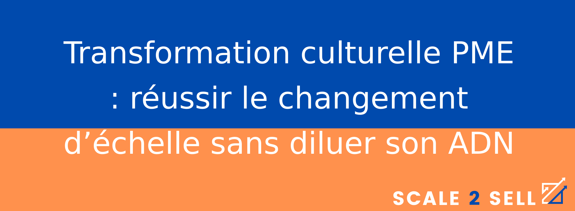 Transformation culturelle PME : réussir le changement d’échelle sans diluer son ADN