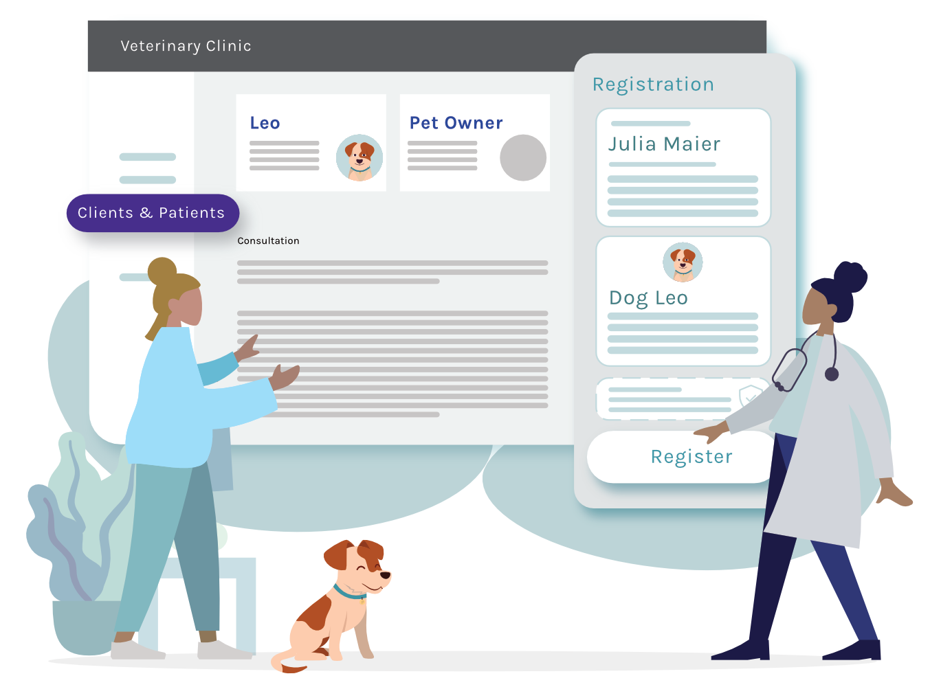 Petleo für das Praxismanagementsystem Provet Cloud
