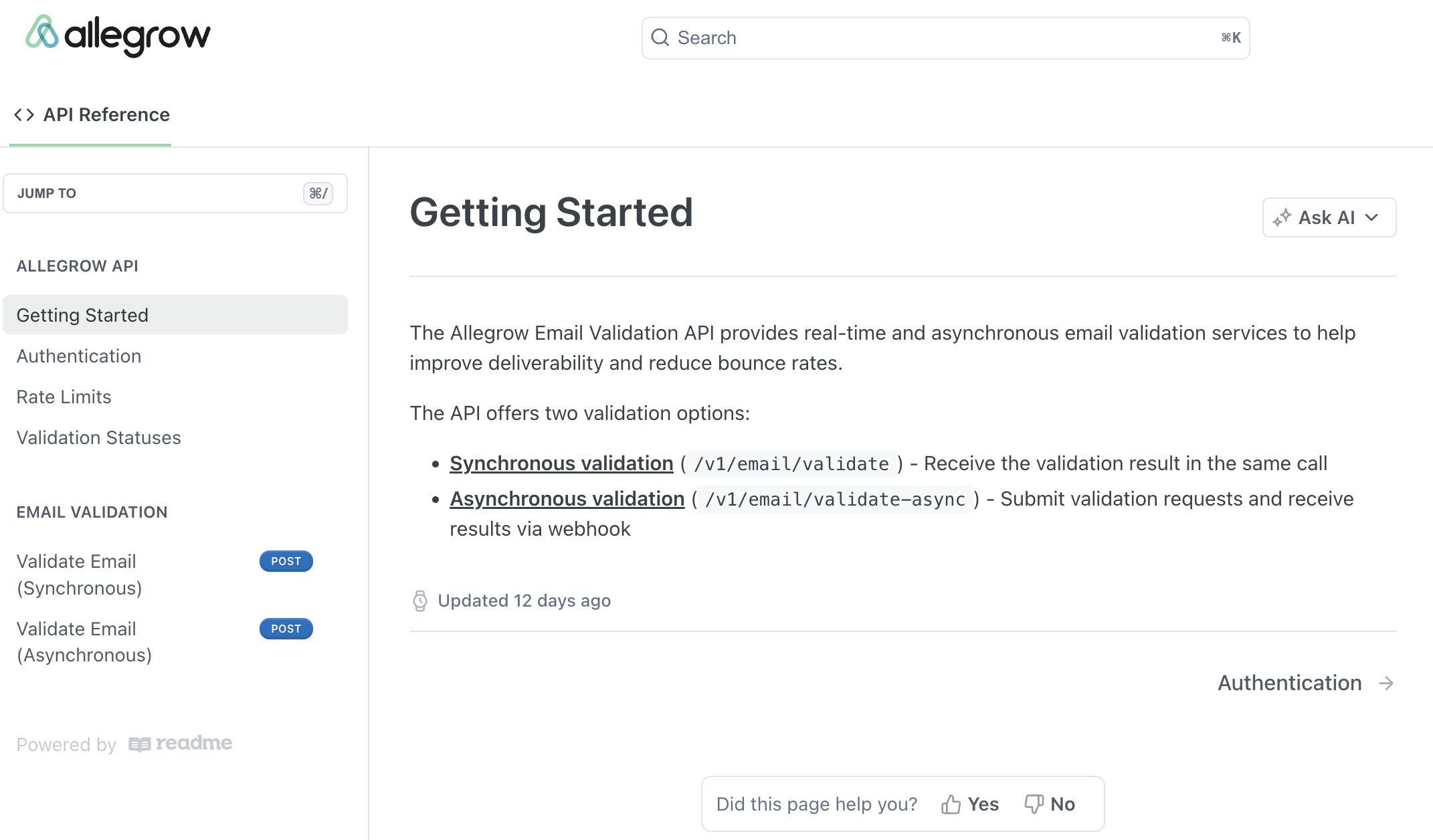 Our Public API