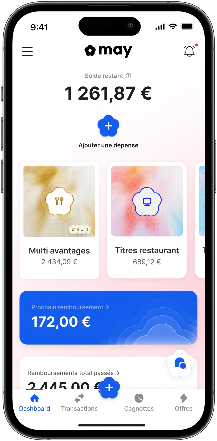 La plateforme d'avantages May