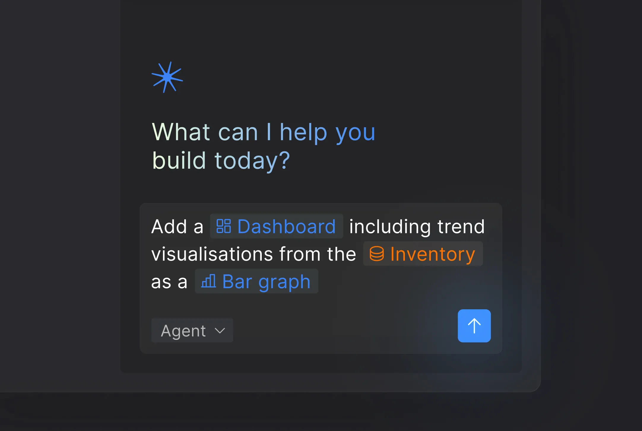A graphic showing a potential example of the Appfarm Assistant.