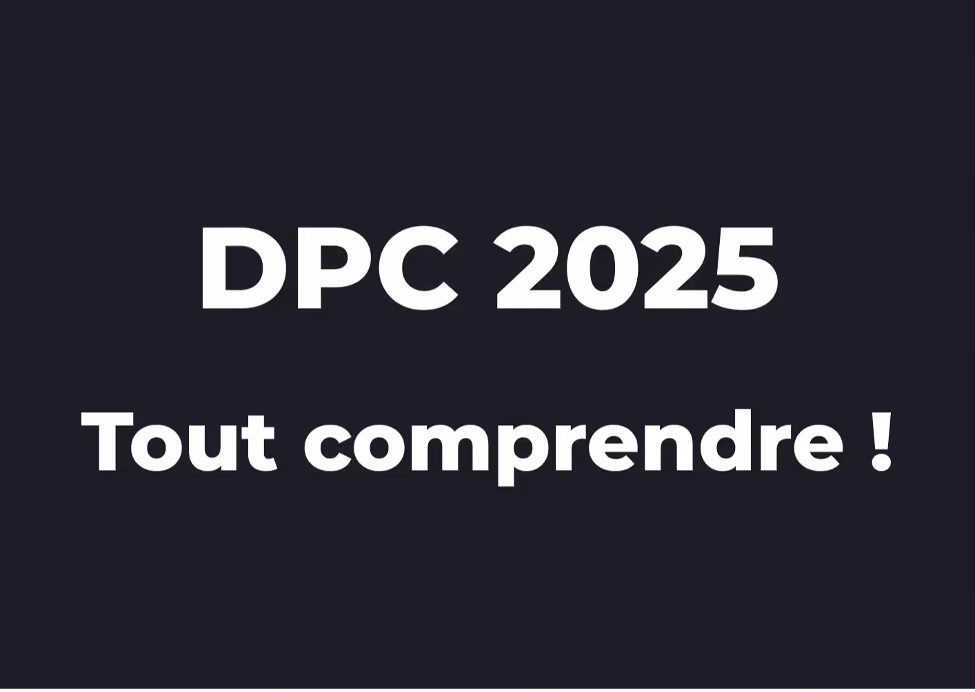 prise en charge dpc