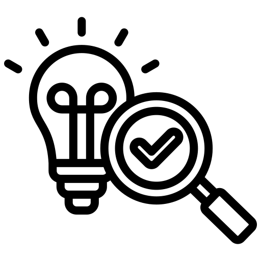 Icon Light bulb / Glühbirne| mentalport | Mental Wellbeing