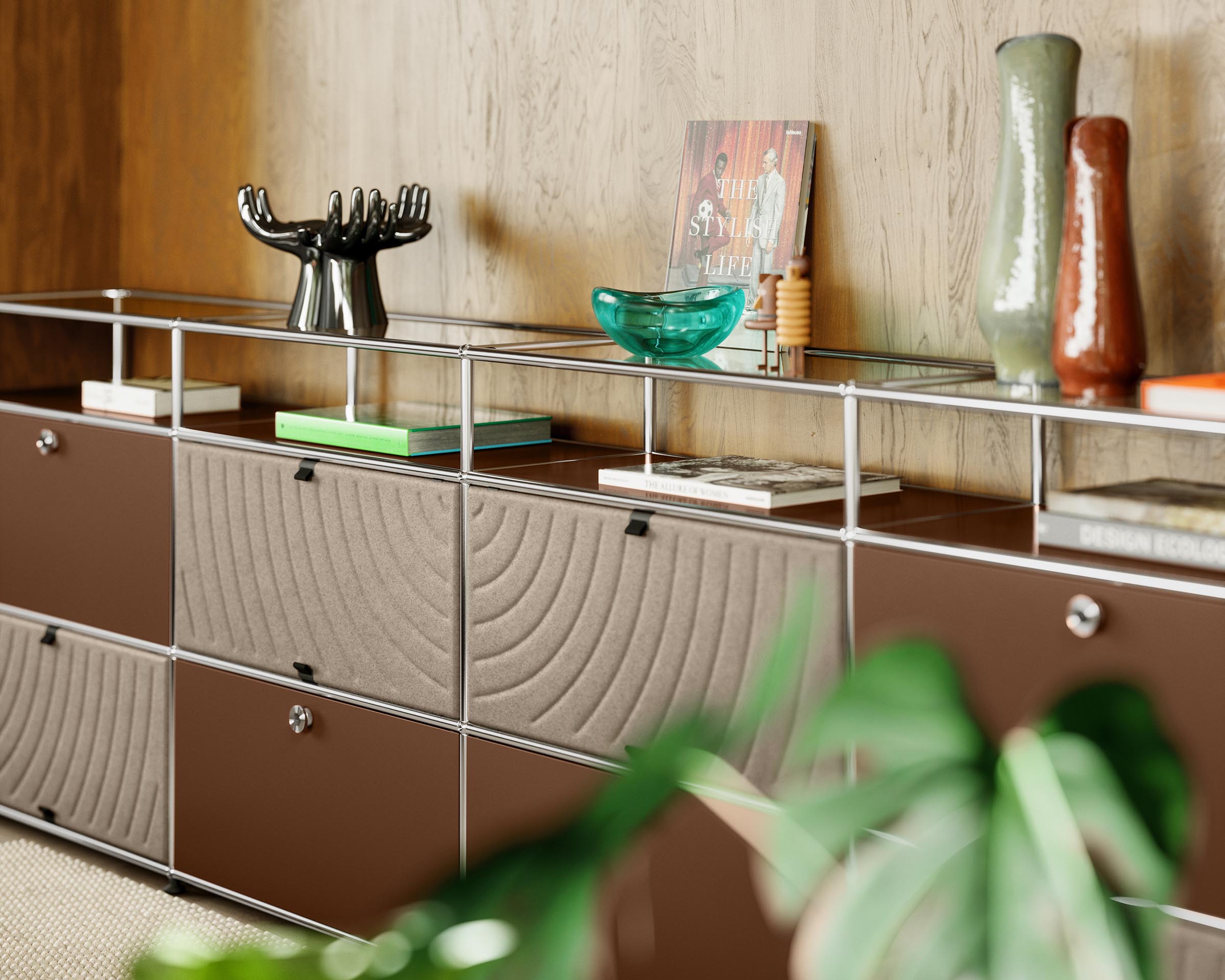 USM Möbel mit Soft Panel in Farbe und Muster flexibel kombiniert