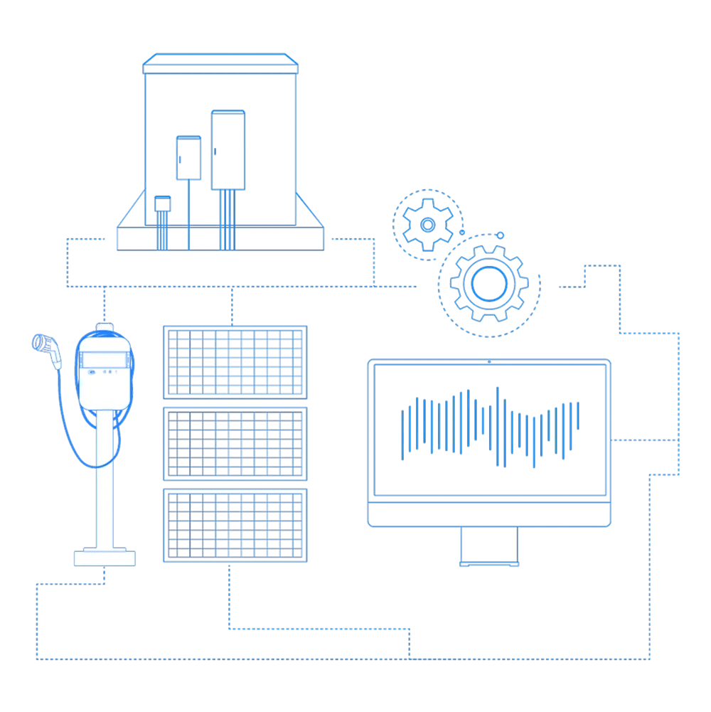 Distributed Energy Resource Management System illustration
