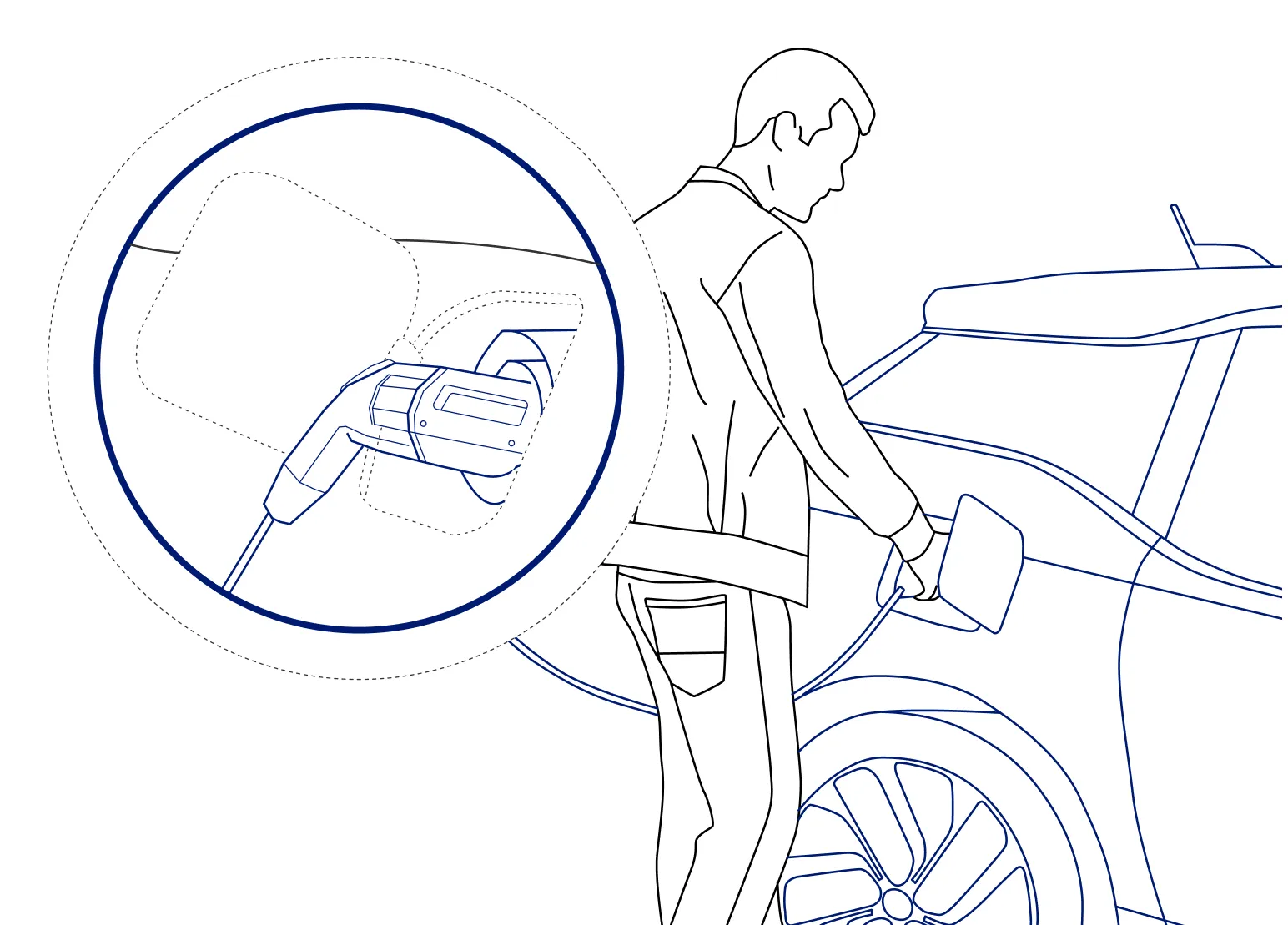 Plug in your vehicle illustration