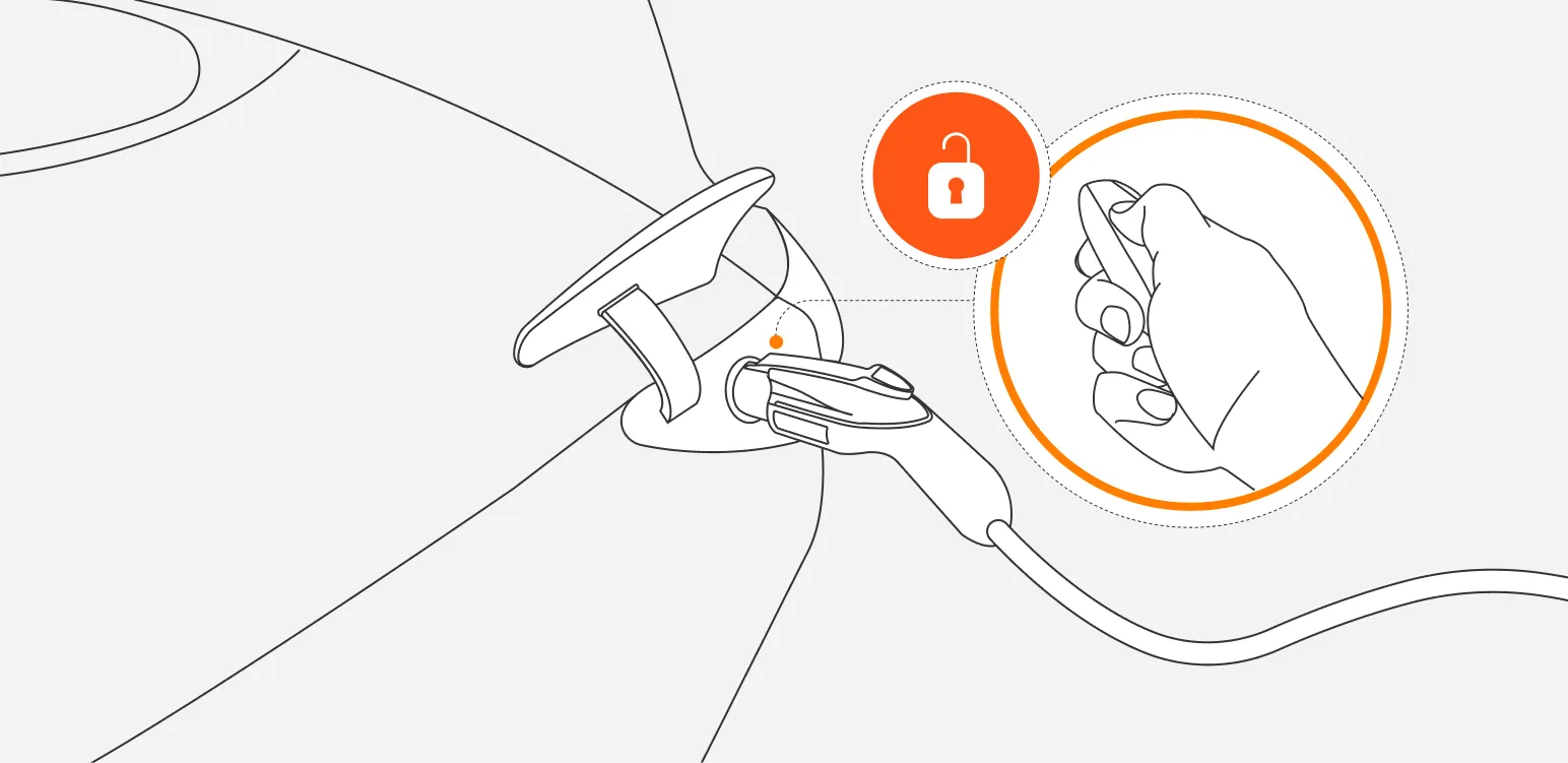 Unlocking the car with fob illustration