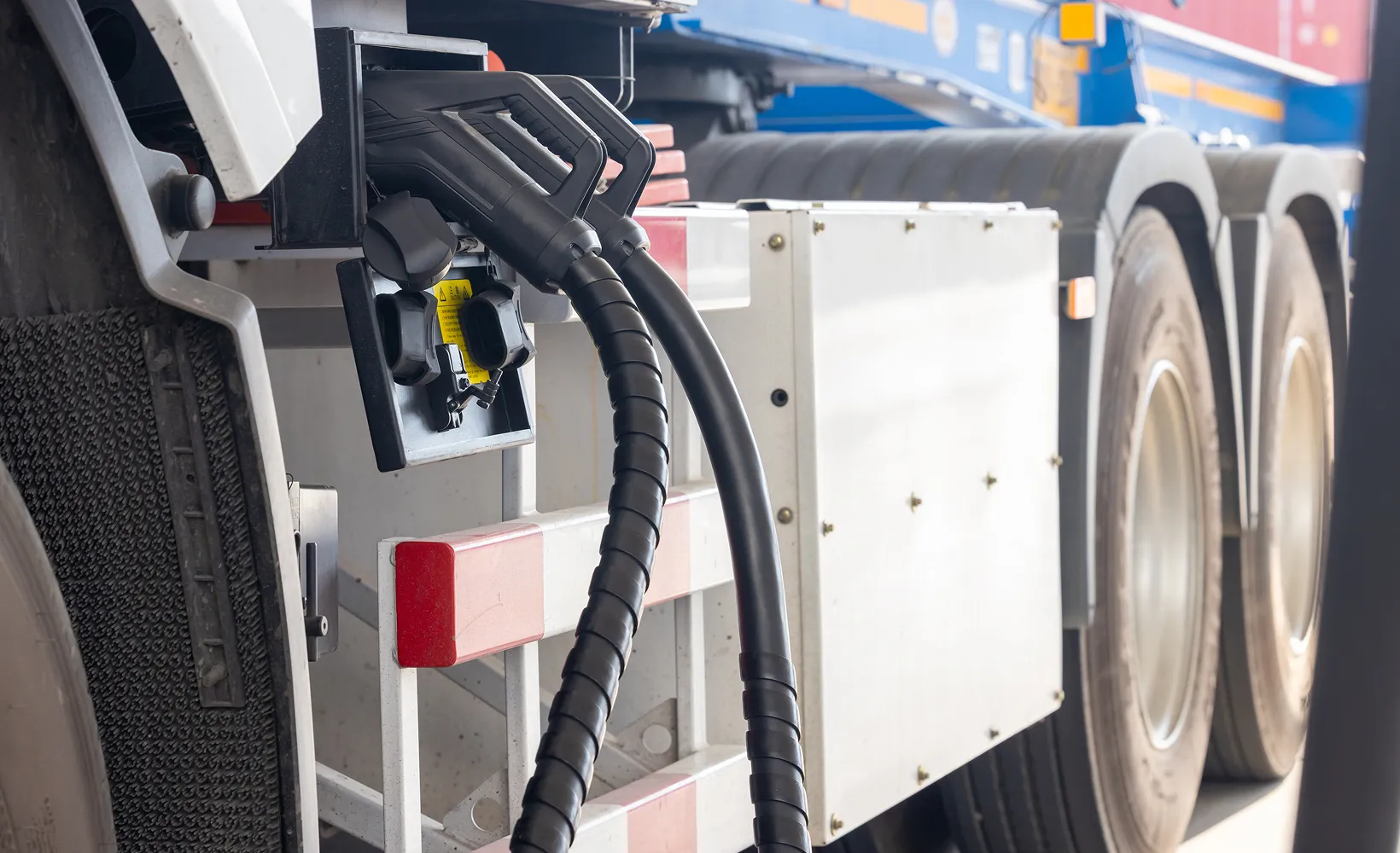 EV charging and semi truck electric vehicle