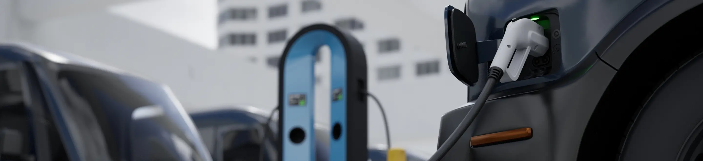 Image of commercial Fleets charging