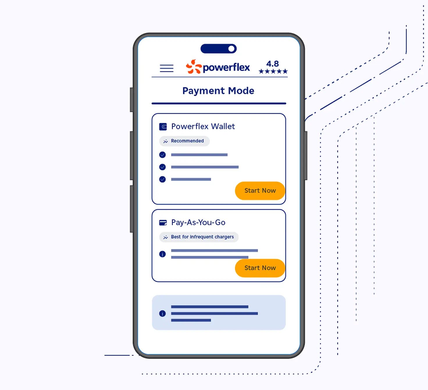 mobile app screen