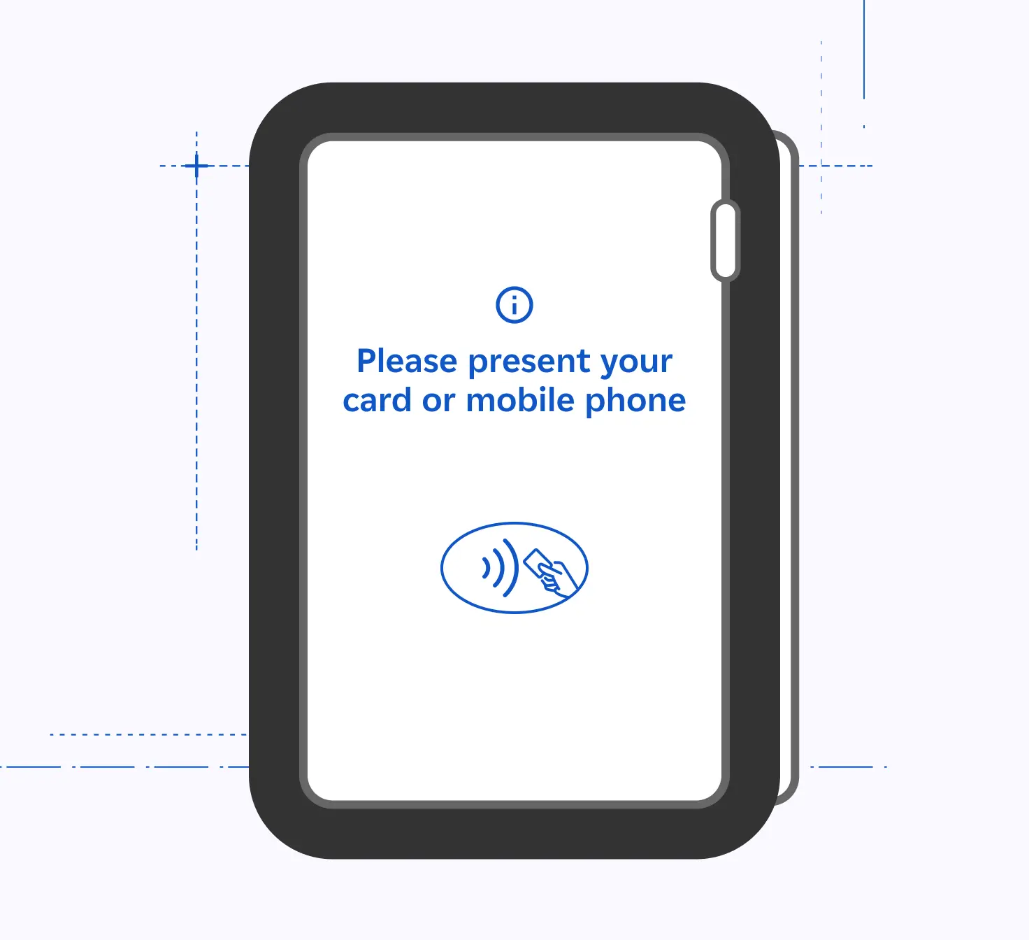 card reader screen