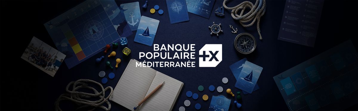 Escape game mallette Banque Populaire Méditerranée, dispositif de marque employeur gamifié