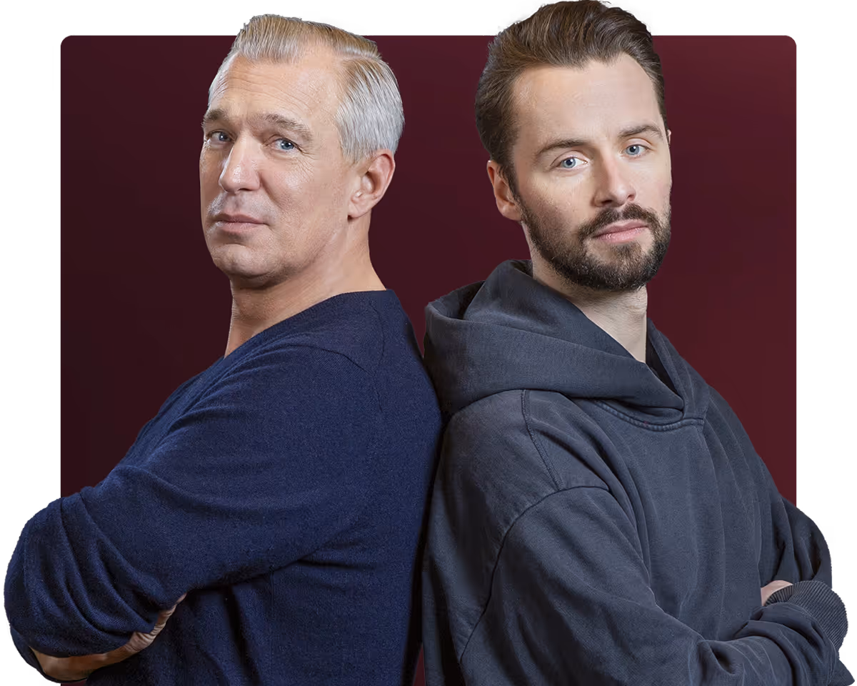 Christian Schneider-Sickert und Florian Adomeit "That's Smart Money" Werbung