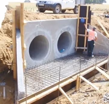 Bocas de aterro duplas