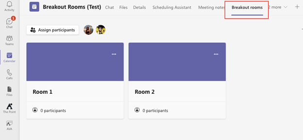 microsoft teams breakout rooms