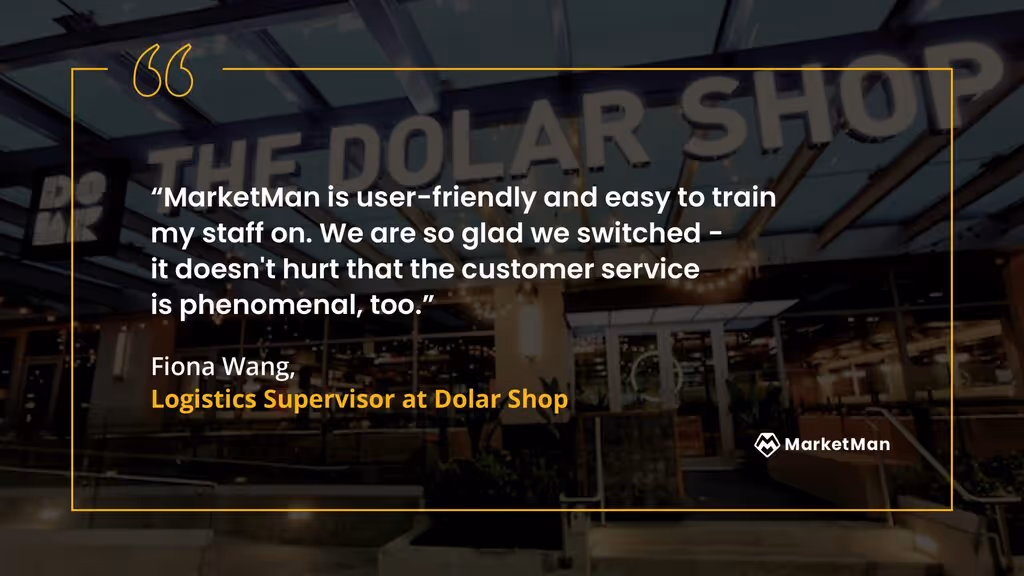 Fiona Wang de Dolar Shop cite la convivialité de MarketMan