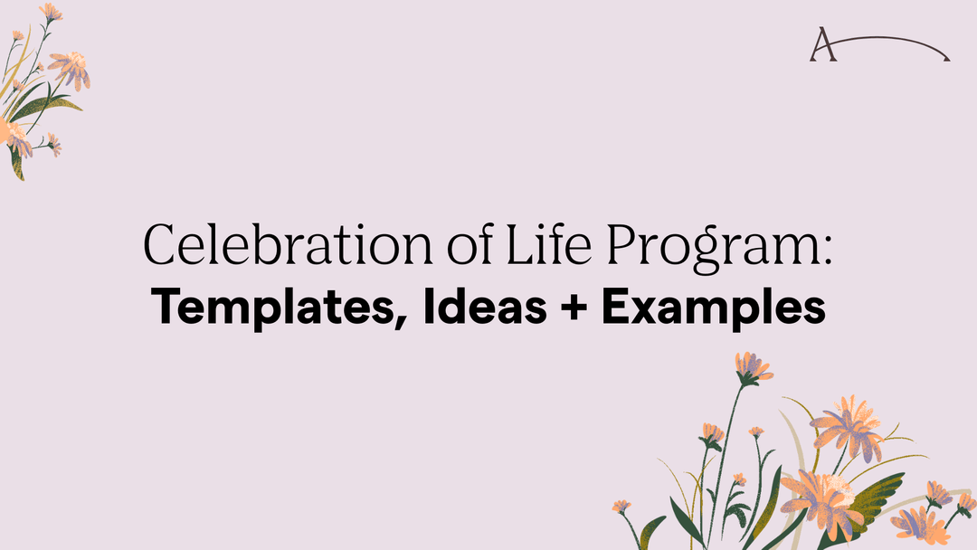 Celebration of Life Program: Templates, Ideas + Examples | After®.com Blog